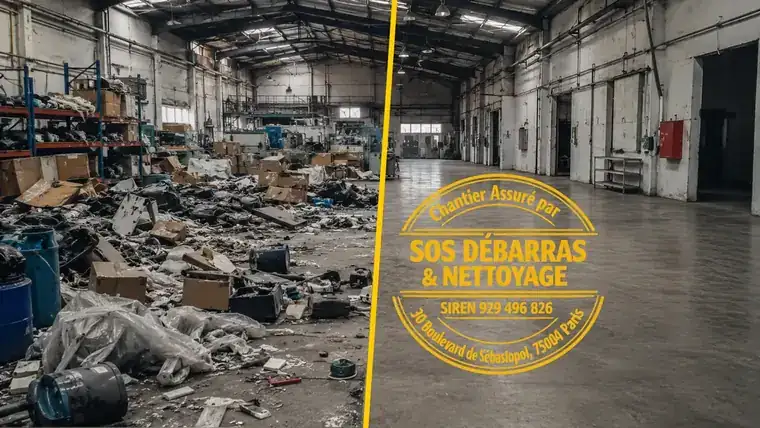 Débarras avant/après d’un appartement en Île-de-France